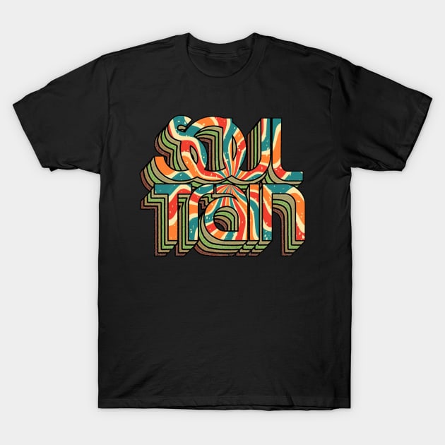 Soul Train Retro T-Shirt by V2Art